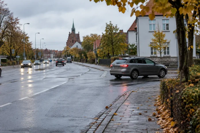 Västerleden Ystad avstängd